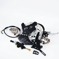 Kit de frein arrière moto double étrier en aluminium CNC avec rotor de 240 mm pour mise à niveau de vélos électriques Surron LBX Light Bee Talaria MX4 Ultra Bee