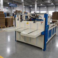Machine à coller les boîtes semi-automatique, machine à plier et coller les cartons pour boîtes en carton ondulé