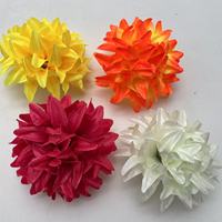 Bunga Buatan Tangan DIY 10cm, Bunga Kain Glitter 10cm, Ornamen Bunga Buatan Tangan