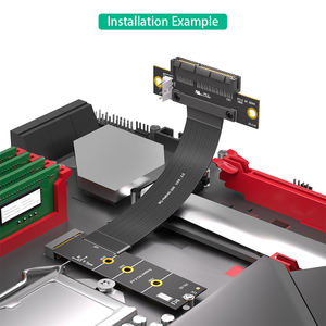 <span class=keywords><strong>M</strong></span>.<span class=keywords><strong>2</strong></span> مفتاح <span class=keywords><strong>M</strong></span> إلى PCI-e 4X بطاقة محول ، Nvme إلى PCI-e PCI-Express 4X كابل تمديد (انعطاف يمين/انعطاف يسارًا) - Product Image 6