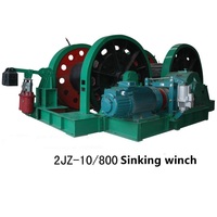 Machines de gisement de pétrole, équipement de forage de machines minières fonctionnement stable et fiable treuil de naufrage d'arbre de la série JZ