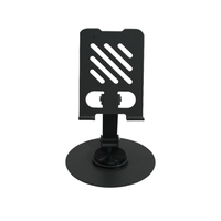 Nouveau support de téléphone et tablette pliable multifonctionnel en métal 2025, portable, gain de place, flexible, rotatif à 360°, réglable en hauteur et en angle