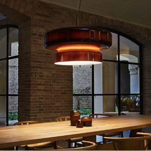 Art nordique postmoderne, restaurant, <span class=keywords><strong>café</strong></span>, club-house, boutique, hôtel, design personnalisé, coloré, luxe léger, fer et verre - Product Image 4