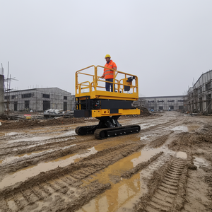 Plateforme élévatrice à ciseaux sur chenilles <span class=keywords><strong>de</strong></span> 10-14 m, plateforme <span class=keywords><strong>de</strong></span> travail aérien hydraulique mobile pour l'entretien des ponts et des tunnels - Product Image 4