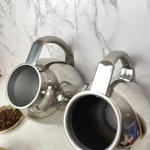 Commercio all'ingrosso della fabbrica di personalizzazione caffettiera 304 acciaio inossidabile argento 1.6L acqua potabile compagnia aerea caffettiera