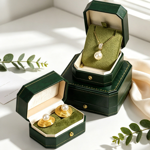 Vintage European Palace Jewelry Box Luxury Diamond Color Gem <b>Ring</b> <b>Necklace</b> Storage Gift Box Custom Logo - Product Image 5