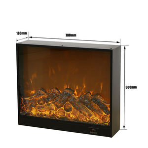 Chimenea Eléctrica Independiente con Control Remoto, Temperatura Ajustable, Diseño Seguro <span class=keywords><strong>para</strong></span> Sala <span class=keywords><strong>de</strong></span> Estar - Product Image 2