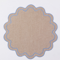 Nouveaux Tapis de Table Ronds en Polyester Brodé pour l'Été – Vente en Gros à Prix Abordable