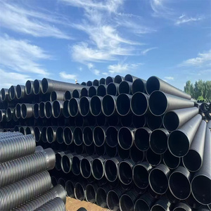 Giá rẻ polyethylene <span class=keywords><strong>HDPE</strong></span> đôi SN8 ống 500mm, 600mm, 700mm, 800mm ống sóng, 200mm cống nhựa thoát nước giá - Product Image 2
