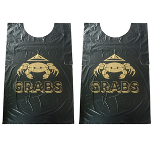 <strong>Wholesale</strong> Disposable Lobster <strong>Bibs</strong> <strong>Adult</strong> Apron Custom Disposable Seafood <strong>Bibs</strong> Plastic Restaurant Crawfish <strong>Bib</strong> - Product Image 5