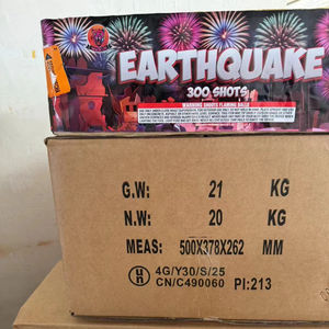 Feux d'artifice de gâteau de 0,8 pouce en gros d'usine, 100-300 coups, étincelles multicolores pour les célébrations du Nouvel An, d'Halloween et de mariage - Product Image 1