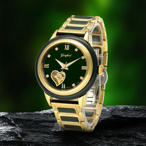 RTS Jade <b>Watch</b> Montre Luxury Automatic Mechanical <b>Watch</b> Skeleton Design Natural Jade <b>Couple</b> <b>Watch</b> - Product Image 4
