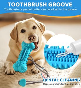 Juguete de Cuerda Interactivo para Perros, Diseño Nuevo, Duradero, de TPR, para Limpiar los Dientes de los Perros, Juguete Masticable para Mascotas - Product Image 2