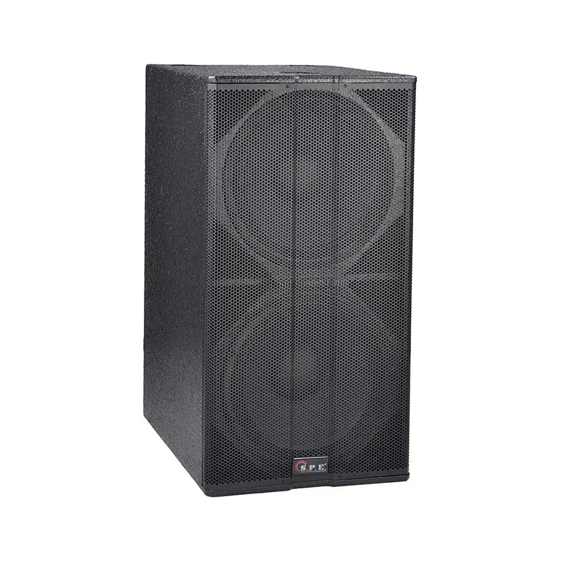 DJ stage super bass desain box dual 18 inch subwoofer 18 inch 6000 W pa speaker