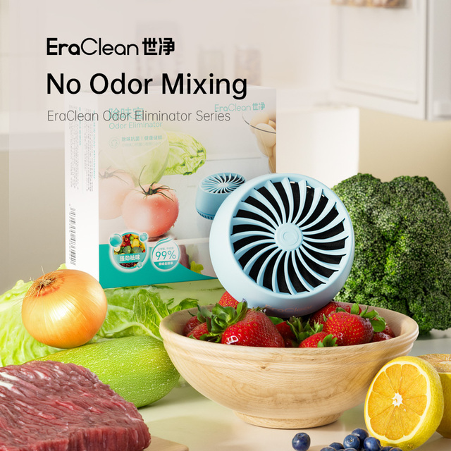 Portable Mini Fridge Ozone Generator Air Purifier with Deodorizer Function Eco-friendly & High Efficiency Low Noise Electric
