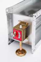 Vanne de régulation électrique industrielle carrée en acier galvanisé multi-lames pour amortisseur de chaleur, systèmes de chauffage CVC et climatisation