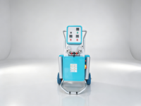 Machine de pulvérisation de mousse de polyuréthane de qualité industrielle pour l'isolation des maisons préfabriquées, proportionnement précis