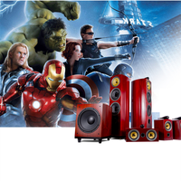 Nautilus Double 8 pouces HIFI ONL-51A/5.1 ensemble haut-parleurs de cinéma maison en bois ensemble son 12 pouces Subwoofer