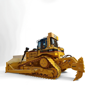 Bulldozers d'occasion CAT D7R, D7H, D7G, D6R, D8R – Tracteur de construction Caterpillar d'occasion avec ripper à vendre – Bouteur hydraulique - Product Image 1