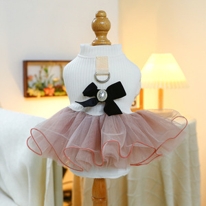 PETCIRCLE Pet Circle Spring and Autumn Pet Clothing Small Dog Puppy <b>Cat</b> <b>Clothes</b> Anna Tutu Skirt - Product Image 3