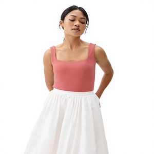 Última Llegada: Camiseta sin Mangas para Mujer, Estilo Casual de Verano, Ligera, Básica, Color Personalizado, Talla y Ajuste a Medida, Venta al Por Mayor OEM - Product Image 1