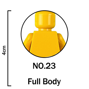 Figurines vierges en blocs de construction, mini-poupées non imprimées, figurines simples avec pulvérisation dorée, jouet en plastique à assembler - Product Image 3