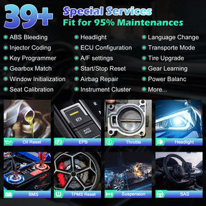 VDIAGTOOL VD70 Scanner diagnostico automobilistico bidirezionale OBD2 Scanner per auto CAN-FD la programmazione delle chiavi di codifica ECU 39 + reset - Product Image 5