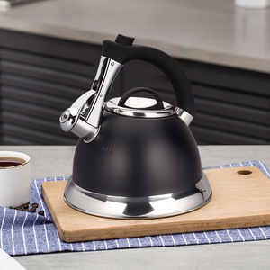 Realwin tùy chỉnh bếp Bếp Top nước ấm thép không gỉ huýt sáo Tea Kettle với nylon xử lý - Product Image 1