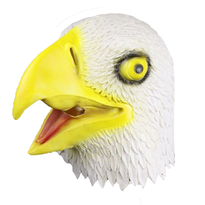 Máscara Realista de Látex de Cabeza Completa de Águila para Adultos, Divertida para Cosplay, Fiestas, Disfraces, Accesorio para el Día de los Inocentes - Product Image 1