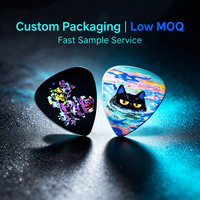 Plectres de guitare personnalisés avec logo imprimé, graphismes durables pour accessoires musicaux promotionnels