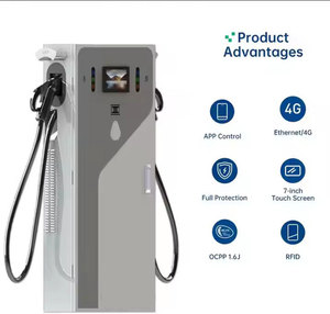 Estación de Carga Rápida para Vehículos Eléctricos de 120kW con Conector CCS1, CCS2, GBT y Chademo, Cargador Rápido para Vehículos Eléctricos FSR-120, Estación de Carga Rápida de 120kW - Product Image 6