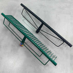 <span class=keywords><strong>Grand</strong></span> râteau agricole de jardin à 32 dents pour nettoyer les feuilles Outil de râteau de pelouse efficace - Product Image 6