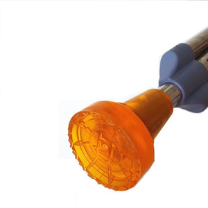 Heng Longhao Metal Cane Pads Orange Rubber Tips Shock Absorbing For <b>Walker</b> <b>Rollator</b> - Product Image 1