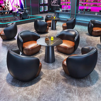 Tables et chaises de bar, de club, d'hôtel, d'aire de repos, de bistrot, canapé de hall d'hôtel, canapé de restaurant, canapé de bar, banquette de bar confortables et simples