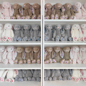 Yeni varış yumuşak uzun çiçek kulaklar tavşan peluş hayvan oyuncak tavşan bebek Bonnie tavşan hediye - Product Image 3