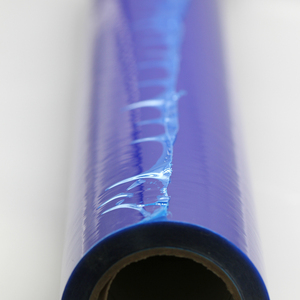 Film de protection auto-adhésif bleu 24 pouces x 165 pieds, haute résistance 75 microns, résistant aux intempéries, pour vitres de voitures endommagées - Product Image 2