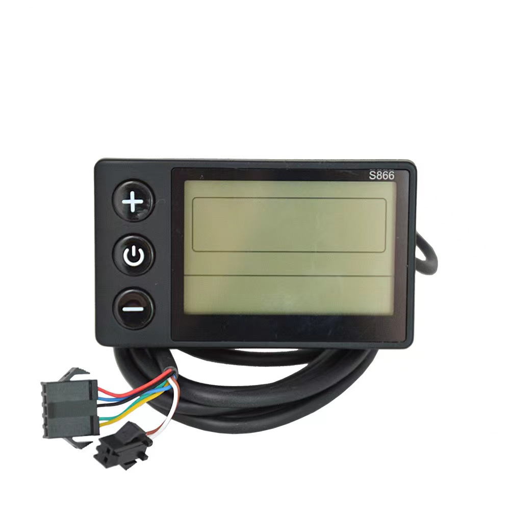 E-Bike Display S866 – 24V/36V/48V LCD TFT Farbdisplay – UART Protokoll Nr. 2 – Lenkerbefestigung Φ22,2 Mm – Zubehör Für E-Bike & Scooter E-Bike Display S866 – 24V/36V/48V LCD TFT Farbdisplay – UART Protokoll Nr. 2 – Lenkerbefestigung Φ22,2 Mm – Zubehör Für E-Bike & Scooter