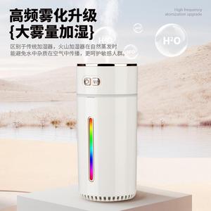 เครื่องเพิ่มความชื้นในรถยนต์แบบพกพา W303 สีขาวงาช้าง หัวพ่นคู่ ตั้งเวลาได้ 2-8 ชั่วโมง สำหรับใช้ในรถยนต์ ความจุน้อยกว่า 0.5 ลิตร - Product Image 2