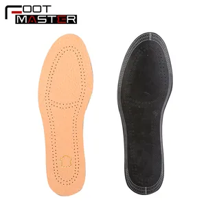 OEM ODM Women's High Heels Leather Inserts 3/4 Orthotic Leather Insoles With Arch Support