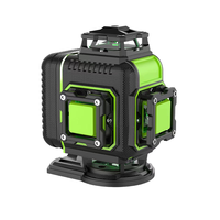Machine de niveau laser 4D faisceau vert 360 outil rotatif 16 lignes niveau laser