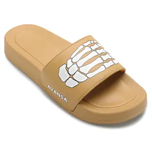 Henghao Custom Slides Picture Custom Competitive Price Slide Chocolate Box Pu Sole Custom Slides With Detail Sole