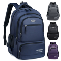 Buitenlandse Handel Nieuwe Stijl Unisex College Middelbare School Student Grote Capaciteit Ademend Oxford Computer Rugzak Gebogen Schouderband