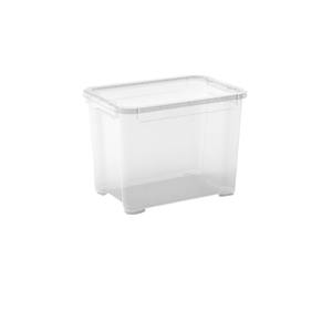 Contenitore in Plastica Trasparente a Forma di T 38X26.5X28.5CM 20LT - Product Image 1