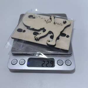 แผ่นลายฉลุตกแต่งต้นคริสต์มาสไม้ขนาดเล็กลายเอลฟ์คำพังเพย - Product Image 5