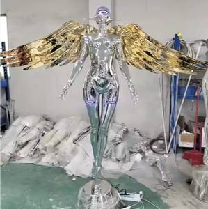 Estatua de Robot Sexy Personalizada, Escultura de Mujer Desnuda en Fibra de Vidrio para Decoración de Interiores, Arte en Resina, Tema para Club, Bar, <span class=keywords><strong>Cine</strong></span>, Decoración - Product Image 2