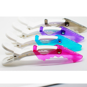 Pinces à cheveux de grande taille en plastique durable, accessoires de coiffure pour salon - Product Image 1