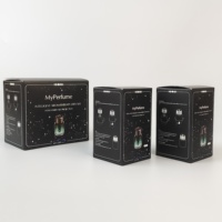Boîte d'emballage de parfum personnalisée, boîte en carton pliable imprimée avec logo pour l'emballage de parfums, d'huiles essentielles et de cosmétiques