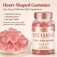 Gummies Antioxydantes Naturelles pour Adultes en Gros, Vitamine E 400 UI, Zinc, Silice, Biotine, Acide Hyaluronique, Saveur Fruitée, Soutien Cheveux et Peau