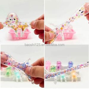 ตุ๊กตา TPR ประดับเลื่อมพร้อมเม็ดโฟมบีดส์ ของเล่นบีบคลายเครียด บีบแล้วคืนตัวช้า ของเล่นบีบแก้เครียด ลดความวิตกกังวล - Product Image 2