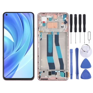 จอ LCD ของแท้สำหรับ Mi <span class=keywords><strong>11</strong></span> <span class=keywords><strong>Lite</strong></span> 4G/<span class=keywords><strong>5G</strong></span> NE ดิจิไทเซอร์ M2101K9AG MK9AI ประกอบครบชุดพร้อมกรอบ - Product Image 1